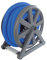 KOKIDO K406+353WBX - Carrete Enrollador de Manguera Flexible con Manguera de Ø38 mm y 9 Metros Incluida Materiales Resistentes Fácil Enrollado Azul y Gris