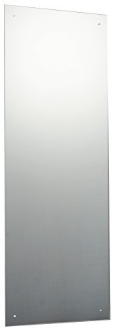 Waterstone Mirrors & Frames LTD 120 x 45cm Rectangle Bathroom Mirror Glass with Pre Drilled Holes & Chrome Cap Wall Hanging Fixing Kit Hardware