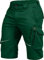 Leibwächter Arbeitsshorts Herren Flex Line Grün – Größe 52 – Robuste Cargo Hose mit Taschen – Handwerker Shorts – Berufsbekleidung – Multifunktionshose mit Reflektoren