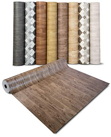 Raymond PVC Flooring - Imitation Wood Flooring - Parquet - Vinyl Floor Covering Roll - 100 x 200 cm