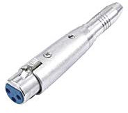 Pro-Show Adattatore Jack 6.3 mm Femmina Mono/XLR Femmina