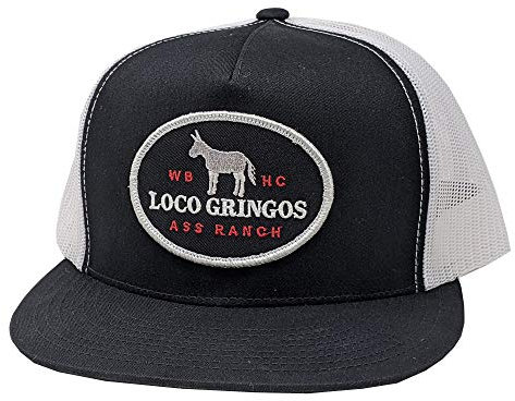 WHISKEY BENT HAT CO. Loco Gringos Trucker Mütze - Schwarz - Einheitsgröße