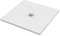 ERCOS Plato de ducha de mármol de 800 x 800 mm, diseño moderno efecto piedra, color blanco mate - Plato de ducha ultrafino