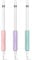Delidigi 3 Pack iPencil Grip Silicone Holder Ergonomic Sleeve Accessories Compatible with Apple Pencil 1st and 2nd Generation (Pink, Purple, Jewel Green)