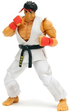 Jada Street Fighter II 6 Ryu Action Figure, Toys for Kids and Adults