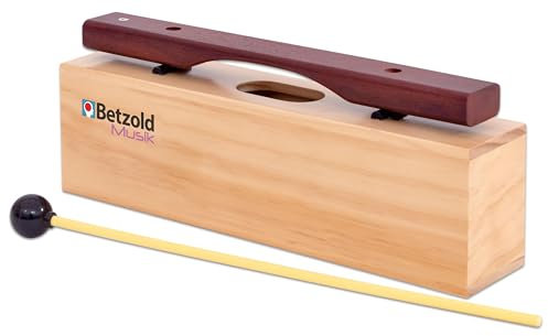 Betzold Musik - Einzelner Alt-Klangbaustein mit Schlägel - Musik-Unterricht Grund-Schule