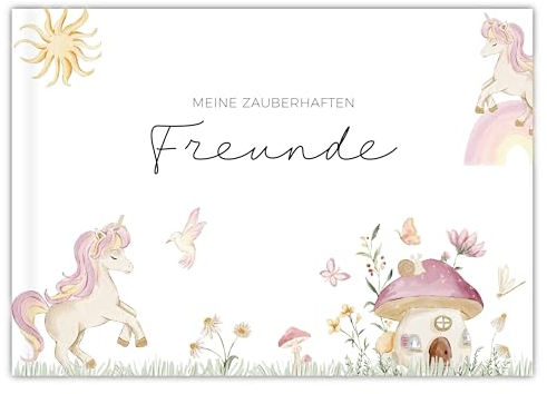Freundebuch | Freundschaftsbuch Kindergarten, Schule | Erinnerungsbuch Kinder (Märchen)