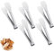 5 pinze da cucina, 22,9 cm, in acciaio inox, per servire cibo, buffet, pinze da cucina