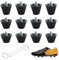 Amexo 12 Piezas Tacos de Repuesto para Botas de Fútbol, Taco de Fútbol de Recambio de 13mm y 16mm Tacos de Fútbol Antideslizantes con Llave de Tacos para Zapatillas de Correr Roscadas de 5mm