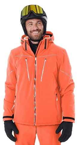 Killtec Herren Ksw 50 Mn Ski Jckt Skijacke/Funktionsjacke mit abzipbarer Kapuze, Schneefang und Unterarmventilation