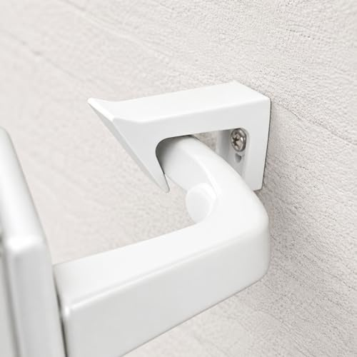 Türstopper für Türgriffe – Geräuschloser Türgriffschutz – Flexibler Türstopperhaken aus Gummi – Verhindert Kratzer und Wandbeschädigungen – Für den Innen- und Außenbereich (Weiß)