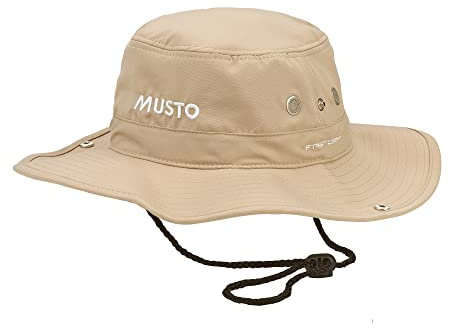 Musto Segelhut Evolution Krempenhut AL1410, Farbe:Beige, Größe:S,