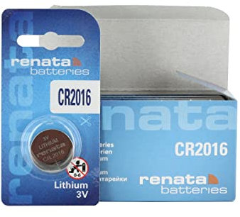 Boite 10 piles bouton CR2016 au lithium