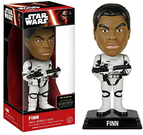 Star Wars 604320 Ep Vii - Wacky Wobbler Finn Stormtrooper !, Actionfiguren