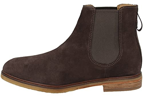 Clarks Clarkdale Gobi, Stivali Chelsea Uomo, Marrone (Dark Brown Suede), 43 EU
