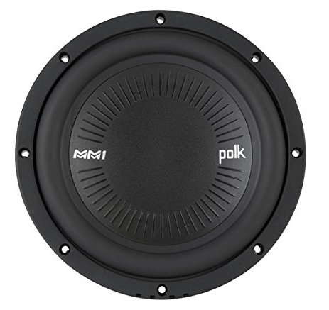 Polk MM1 Series 8 900 Watt 4 Ohm Single Voice Coil Car Audio Marine Subwoofer