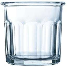 Arcoroc ARC L7172 Eskale Trinkglas, Wasserglas, Saftglas, 90ml, Glas, transparent, 6 Stück