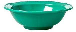 RICE New Look Small Melamine Bowl in Dark Green