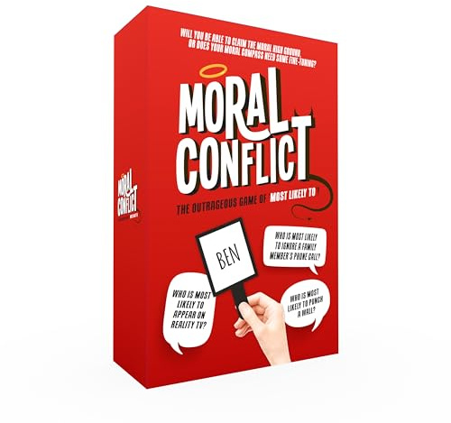 Professor Puzzle Moral Conflict Situation: Grown Up Edition | Hilarious Party Game for Friends & Family | Fun Scenario Cards