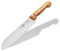 Schwertkrone Couteau Santoku Couteau de Cuisine en Acier Inox et Bois d'Olivier - Excellence et Précision de Solingen