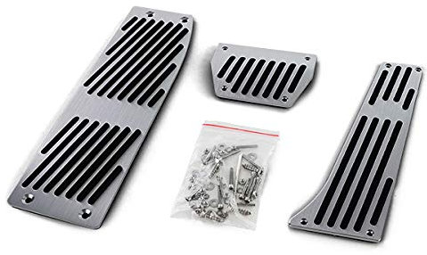 Alu Pedale Automatik + Fußstütze passend für BMW E34 E39 E60 E61 E32 E38 E63 E64