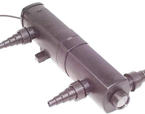 D&L UVC 55109 AWZ - Filtro luminoso per stagno, purificatore acqua, dispositivo UV per la distruzione delle alghe [UVC-24W