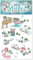 8 Glitzer-Sticker * Weihnachten 3 * für Adventskalender und als Mitgebsel für Kindergeburtstag | Glittersticker Kinder Geschenk Basteln Aufkleber Weihnachten Advent