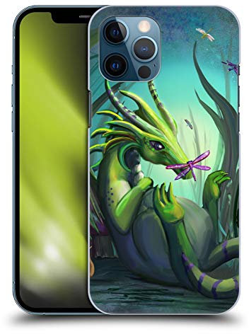 Head Case Designs Officially Licensed Rose Khan Baby Green Dragons Hard Back Case Compatible With Apple iPhone 12 Pro Max