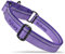 Hyhug Design, Martingale Nylon Klassische Halsbänder ，Anti-Flucht Hundehalsband. 3M Reflektierender Streifen, Sicherer Nachtspaziergang, Hunde-ID-Tag-Montageloch (Groß, Paisley Lila)