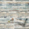 Arthome Klebefolie Rustikales Holzoptik Selbstklebende Tapete,44cmx6m Blau Holz Papier,Dekoratives Vinyl für Möbel Küche Arbeitsplatte Schränke Möbel Tische Wand Vintage DIY Wandverkleidung