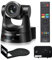 FoMaKo NDI Camera AI Auto Tracking 20x Optical Zoom HDMI NDI PTZ Camera for Church Worship Education Events,PoE 1080P 60FPS