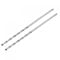 sourcing map Solid Carbide Drill Bits, 1mm C2/K20 Tungsten Carbide Jobber Drill Bits Straight Shank Drilling Tool for Stainless Steel Aluminum Iron Metal Plastic 2pcs
