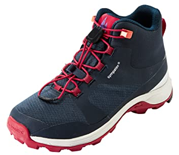 VAUDE Kinder-Wanderschuhe “Lapita Ii Mid STX”, Outdoor-Sportschuh für Jungen und Mädchen, wasserfeste Wanderhalbschuhe in schwarz
