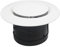 JSIXASO Grille d'aération en ABS Blanc 150mm Grille d'évacuation d'air d'échappement Capot d'échappement réglable pour systèmes de ventilation (6Inch)