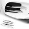 KUNGKIC ABS Chrom Auto Frontstoßstange Kühlergrill Nebelscheinwerfer Abdeckung accessories Car Bumper Grille Fog Light für Mercedes Benz C-Klasse W205 C200 C350 C53 C180 2019 2020 zubehör