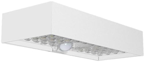 V-TAC 6W LED-Solar-Wandleuchte, 4000K Tageslichtweiß, 900 Lumen, PIR-Sensor, IP65 wasser- und staubbeständig, Lithium-Batterie 3.7V 3000mAh, 140°x70° Abstrahlwinkel