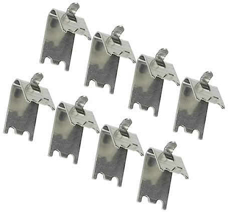 GOOHOCHY 8 Pezzi clip per clip di supporto del congelatore morsetti per congelatore Clip per scaffali del congelatore Clip per ripiani del congelatore addensare