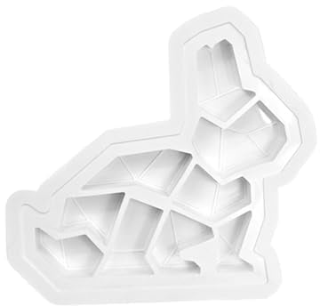 Glanhbnol Safe Puzzle Rabbit Cake Molds Durable Silicone Dessert Flexible Baking Moulds Perfect for Home Baking and Parties Flexible Baking Mold