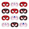 TOPWAYS Helden Cosplay Party Masken, Helden Kinder Bunte Masken für Kindergeburtstag Party Dekoration Cosplay Kostüme Dress Up Party Favors Supplies