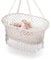 Sinbide Babywiegen, Baby Wiege für Babys und Kleinkinder ab Geburt bis 3 Jahre, Aufhängen Bette, Bohemian Baby Bassinet, Hochwertiges Hängebett