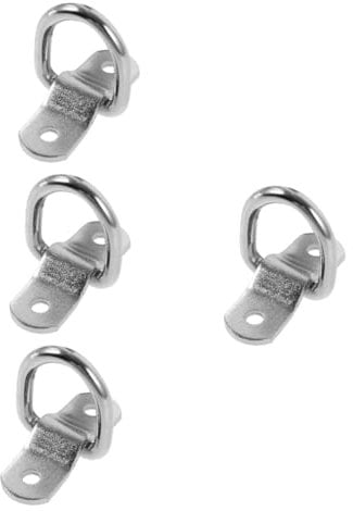 SOLUSTRE 4stücke D- Zurrösen Multifunktionale D- Zuganker Für Ladungssicherung Für Trucks Einfache Installation Hohe Langlebigkeit