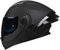 Woljay Motorrad Integral Klapphelm mit Doppelvisier integriertes Motorrad für Erwachsene Männer und Frauen Straßenrennen Moped DOT/ECE Zugelassen (Matte Black-Smoke Visor,Small)