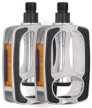 Pedale Della Bicicletta,Pedali per Bicicletta Universale per Mountain Bike Pedali per Riflettori Pedali Classici da City/Trekking Pedali per Bicicletta da Strada per Bici da Strada/Mountain Bike