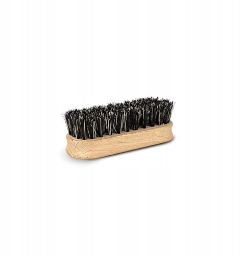 Coccine - Schuhbürste mit Harte Borsten 11,5 cm, Schuhputzbürste | Praktische Reinigungsbürste, Ergonomischer Holzgriff, Schuhpflege, Reinigen der Schuhe von Staub und Schlamm