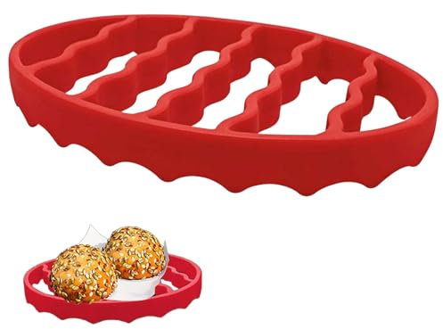 Rejilla para asar antiadherente - Rejilla para asar de silicona | Rejilla para asar para olla a presión resistente al calor, rejilla para freidora de aire, práctica rejilla para hornear de silicona, a
