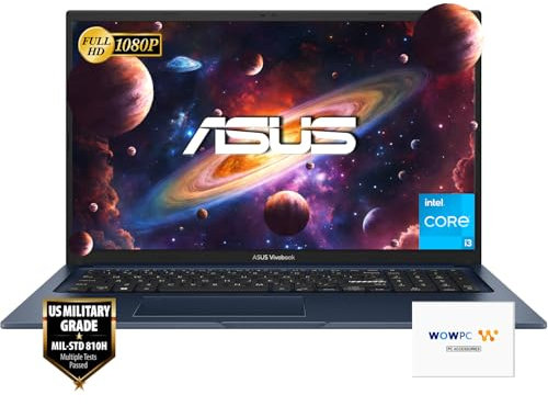 ASUS Vivobook 17,3 po, processeur Intel Core i3-1215U 6 cœurs (Beat i7-1165G7), 16 Go de RAM, 1 To SSD, écran FHD IPS, carte graphique Intel UHD, USB-C, HDMI, Wi-Fi 6E, Windows 11 Pro, USB de