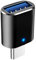 Adattatore USB USB - Adattatore USB C a USB 3.0 con luce | Adattatore laterale USB Side C maschio a USB 3.0 femmina, tastiera compatibile, chiave USB, telefono cellulare, tablet, tablet,