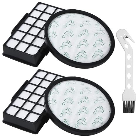 2 Filtros HEPA para Rowenta X-Trem Power Cyclonic/Silence Force Cyclonic RO69XX RO6941EA RO6963EA RO6921EA RO6971EA RO6993EA ZR006001, RO72XX RO7230EA RO7260EA, Filtro de alta eficiencia
