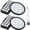 2 Filtros HEPA para Rowenta X-Trem Power Cyclonic/Silence Force Cyclonic RO69XX RO6941EA RO6963EA RO6921EA RO6971EA RO6993EA ZR006001, RO72XX RO7230EA RO7260EA, Filtro de alta eficiencia