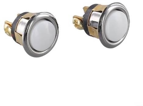 2pcs Illuminated Wired Doorbell Buttons for Quick and Easy Replacement with Great Visibility
